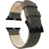Espresso Brown Leather & Stitching (Black Hardware)