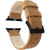 Gingerbread Brown Leather & Stitching (Black Hardware)