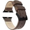 Saddle Brown Leather & Stitching (Black Hardware)