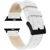White Leather & Stitching (Black Hardware)