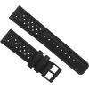 imageBarton Racing amp Rally Horween Leather Straps with Integrated Quick Release Spring Bars  Watch BandsBlack Racing Style  Black Buckle