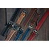 imageBarton Racing amp Rally Horween Leather Straps with Integrated Quick Release Spring Bars  Watch BandsBlack Racing Style