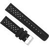 imageBarton Racing amp Rally Horween Leather Straps with Integrated Quick Release Spring Bars  Watch BandsBlack Racing Style