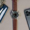 imageBarton Racing amp Rally Horween Leather Straps with Integrated Quick Release Spring Bars  Watch BandsChocolate Racing Style  Gold Buckle