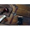 imageBarton Racing amp Rally Horween Leather Straps with Integrated Quick Release Spring Bars  Watch BandsChocolate Rally Style  Gold Buckle