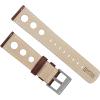 imageBarton Racing amp Rally Horween Leather Straps with Integrated Quick Release Spring Bars  Watch BandsChocolate Rally Style  Gunmetal Buckle