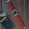 imageBarton Racing amp Rally Horween Leather Straps with Integrated Quick Release Spring Bars  Watch BandsCrimson Red Racing Style