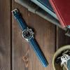 imageBarton Racing amp Rally Horween Leather Straps with Integrated Quick Release Spring Bars  Watch BandsNavy Blue Racing Style