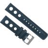 imageBarton Racing amp Rally Horween Leather Straps with Integrated Quick Release Spring Bars  Watch BandsNavy Blue Rally Style  Gunmetal Buckle