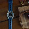 imageBarton Racing amp Rally Horween Leather Straps with Integrated Quick Release Spring Bars  Watch BandsNavy Blue Rally Style