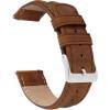 imageBarton Racing amp Rally Horween Leather Straps with Integrated Quick Release Spring Bars  Watch BandsCaramel Brown Classic Style