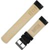 imageBARTON TropicalStyle 20 Watch Bands  Quick Release Watch StrapsBlack  Gunmetal Grey Buckle