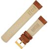 imageBARTON TropicalStyle 20 Watch Bands  Quick Release Watch StrapsCoffee Brown  Gold Buckle