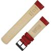imageBARTON TropicalStyle 20 Watch Bands  Quick Release Watch StrapsCrimson Red  Black PVD Buckle