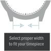 imageBARTON TropicalStyle 20 Watch Bands  Quick Release Watch StrapsNavy Blue  Black PVD Buckle