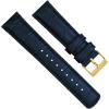 imageBARTON TropicalStyle 20 Watch Bands  Quick Release Watch StrapsNavy Blue  Gold Buckle