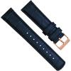 imageBARTON TropicalStyle 20 Watch Bands  Quick Release Watch StrapsNavy Blue  Rose Gold Buckle