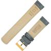 imageBARTON TropicalStyle 20 Watch Bands  Quick Release Watch StrapsSmoke Grey  Gold Buckle