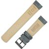 imageBARTON TropicalStyle 20 Watch Bands  Quick Release Watch StrapsSmoke Grey  Gunmetal Grey Buckle