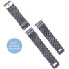 imageBARTON TropicalStyle 20 Watch Bands  Quick Release Watch StrapsSmoke Grey
