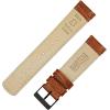 imageBARTON TropicalStyle 20 Watch Bands  Quick Release Watch StrapsToffee Brown  Black PVD Buckle