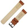 imageBARTON TropicalStyle 20 Watch Bands  Quick Release Watch StrapsToffee Brown  Gunmetal Grey Buckle