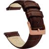 Coffee Brown & Rose Gold Buckle