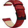 Crimson Red & Black PVD Buckle