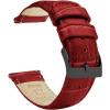 Crimson Red & Gunmetal Grey Buckle