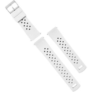 imageBARTON TropicalStyle 20 Watch Bands  Quick Release Watch StrapsWhite