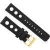 image:image19mm Black  BARTON Rally Horween Leather Gold Buckle Watch Bands  Quick Release  Choose Strap Color amp Width