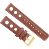 image:image21mm Caramel  BARTON Rally Horween Leather Gold Buckle Watch Bands  Quick Release  Choose Strap Color amp Width