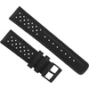 image:image21mm Black  Barton Racing Horween Leather Black Buckle Watch Bands  Quick Release  Choose Strap Color amp Width