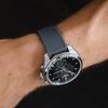 image:imageBARTON Elite Silicone Watch Bands  Quick Release  Choose Strap Color amp Buckle Color Stainless Steel Black PVD or Gunmetal Grey  18mm 20mm 22mm amp 24mm Watch StrapsSmoke Grey Top  Black Bottom  Gunmetal Grey