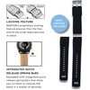 image:imageBARTON Elite Silicone Watch Bands  Quick Release  Choose Strap Color amp Buckle Color Stainless Steel Black PVD or Gunmetal Grey  18mm 20mm 22mm amp 24mm Watch StrapsBlack Top  Pumpkin Orange Bottom  Gunmetal Grey