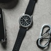 image:imageBARTON Elite Silicone Watch Bands  Quick Release  Choose Strap Color amp Buckle Color Stainless Steel Black PVD or Gunmetal Grey  18mm 20mm 22mm amp 24mm Watch StrapsBlack Top  Pumpkin Orange Bottom  Gunmetal Grey