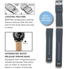 image:imageBARTON Elite Silicone Watch Bands  Quick Release  Choose Strap Color amp Buckle Color Stainless Steel Black PVD or Gunmetal Grey  18mm 20mm 22mm amp 24mm Watch StrapsSmoke Grey Top  Black Bottom  Gunmetal Grey