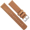 image:imageBARTON WATCH BANDS Quick Release Top Grain Leather Watch Band Strap Gingerbread LeatherGingerbread Stitching 22mm