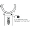 image:imageBARTON WATCH BANDS Quick Release Top Grain Leather Watch Band Strap Gingerbread LeatherGingerbread Stitching 22mm