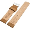 image:imageBARTON WATCH BANDS Quick Release Top Grain Leather Watch Band Strap Gingerbread LeatherGingerbread Stitching 22mm