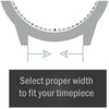 image:imageBARTON WATCH BANDS Quick Release Top Grain Leather Watch Band Strap Gingerbread LeatherGingerbread Stitching 22mm