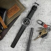 image:imageBARTON WaterResistant Leather Watch Bands  Quick ReleaseBlack