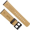 image:imageBARTON WaterResistant Leather Watch Bands  Quick ReleaseDark Brown Black PVD Buckle