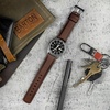 image:imageBARTON WaterResistant Leather Watch Bands  Quick ReleaseLight Brown