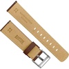 image:imageBARTON WaterResistant Leather Watch Bands  Quick ReleaseLight Brown