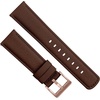 image:imageBARTON WaterResistant Leather Watch Bands  Quick ReleaseLight Brown Rose Gold Buckle