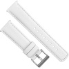 image:imageBARTON WaterResistant Leather Watch Bands  Quick ReleaseWhite
