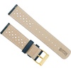 image:imageBarton Racing amp Rally Horween Leather Straps with Integrated Quick Release Spring Bars  Watch BandsNavy Blue Racing Style  Gold Buckle