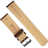 image:imageBARTON Suede Leather Watch Bands  Quick Release Watch StrapsChocolate Brown