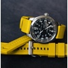 image:imageBARTON Elite FKM Rubber Watch Bands  Quick Release  Choose Strap Color amp Buckle Color  20mm or 22mm Watch StrapsYellow